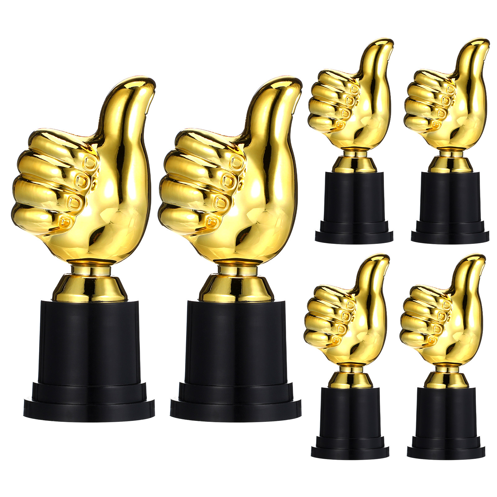 6pcs Thumb-Shaped Award Trophy - Kids Education Motivation 评论和价格