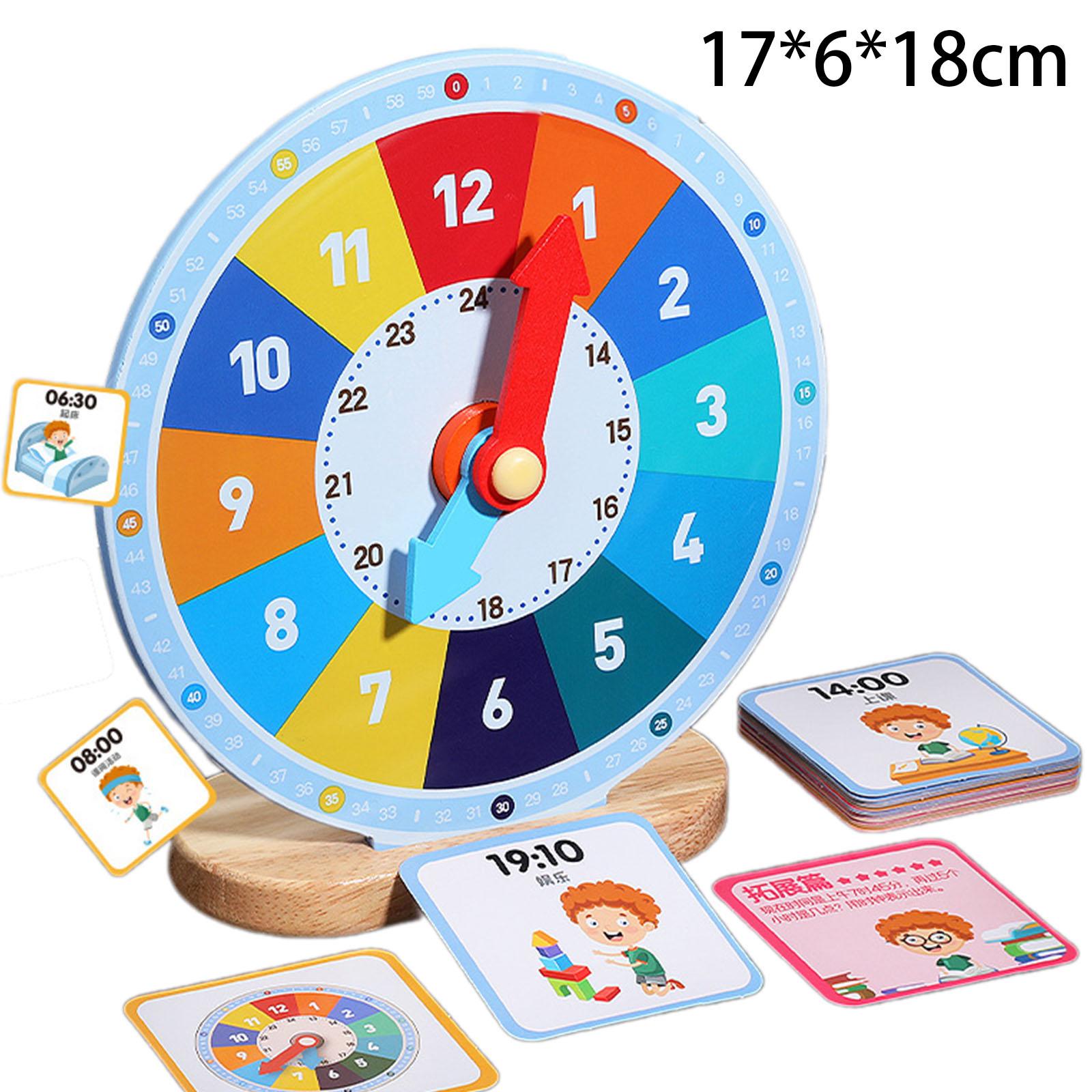 Wooden Education Clock Learnin - Kids Education Number 评论和价格