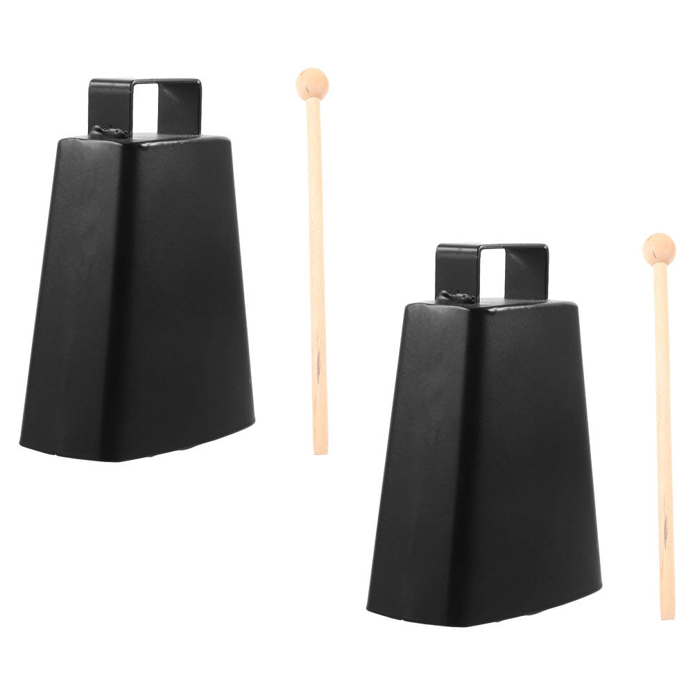 2 Sets Metal Cowbell Handheld  - Kids Education Activities 评论和价格