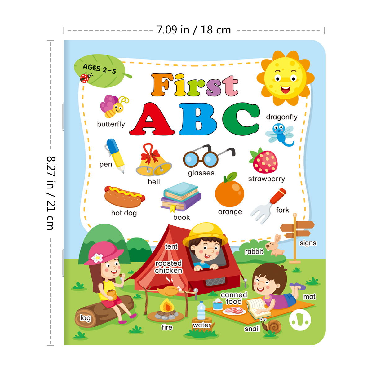 First ABC Alphabet Book for Ki - Kids First Education 评论和价格