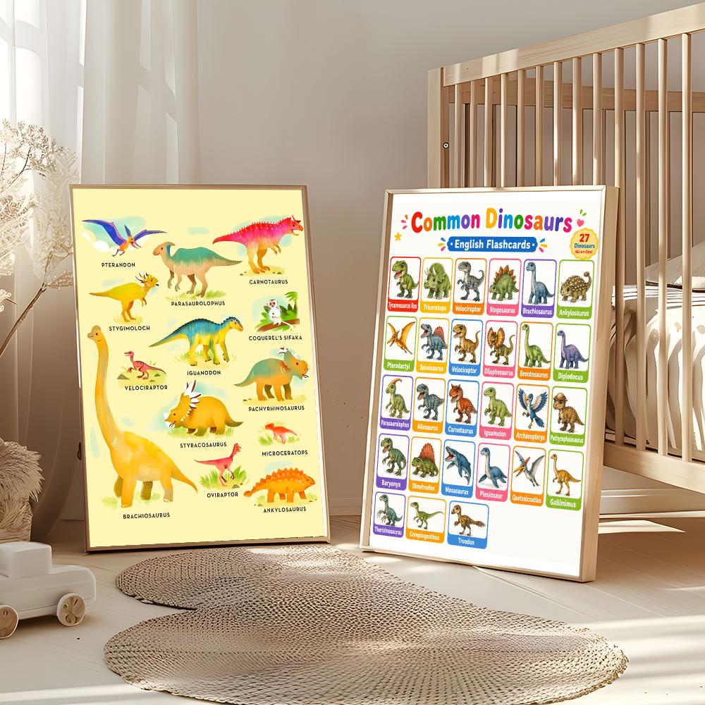 Art Dinosaur Names Chart Poste - Kids Education Name 评论和价格