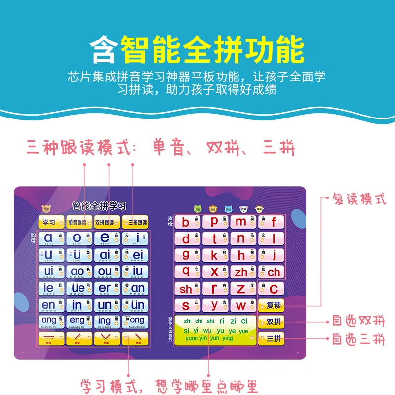Multifunctional Kids Touch Sou - Kids Education Rhymes 评论和价格